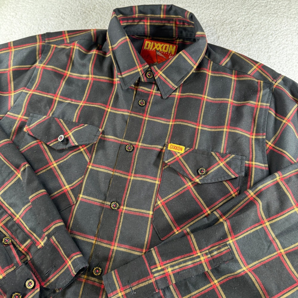 Dixxon Flannel Men's 2xl "First To Fight" Marines 250th Anniversary Black Red